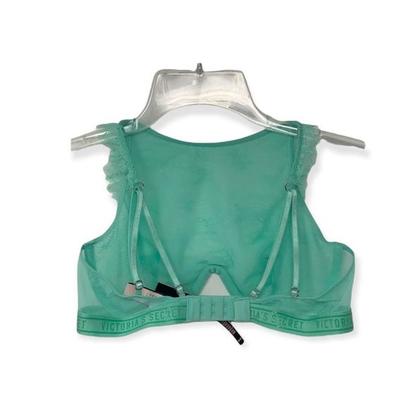 Victoria’s Sectet Sz 34A Teal Sheer Bra NWT - Picture 3 of 6